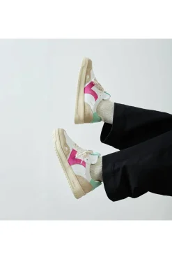 Zapatilla Victoria SEUL EFECTO PIEL & SERRAJE Melon 1275101