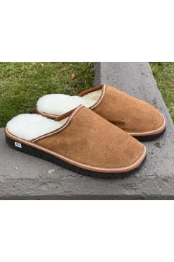 Zapatillas de Casa de Piel Hombre Medinapiel 24600 Camel