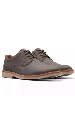 Zapato Clarks Hombre Atticus lt lace dark grey nubuck