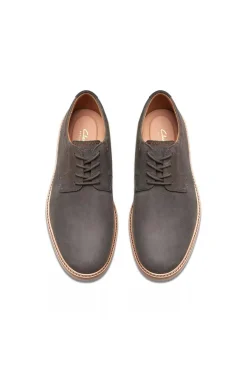 Zapato Clarks Hombre Atticus lt lace dark grey nubuck