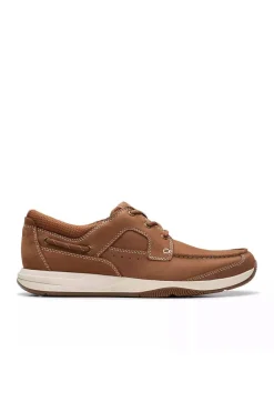 Zapato Clarks Hombre sailview lace light tan