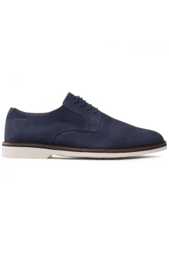 zapato Clarks malwood plain navy nubuck