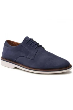 zapato Clarks malwood plain navy nubuck