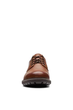 Zapato Hombre Clarks BatcombeTieGTX Tan Leather