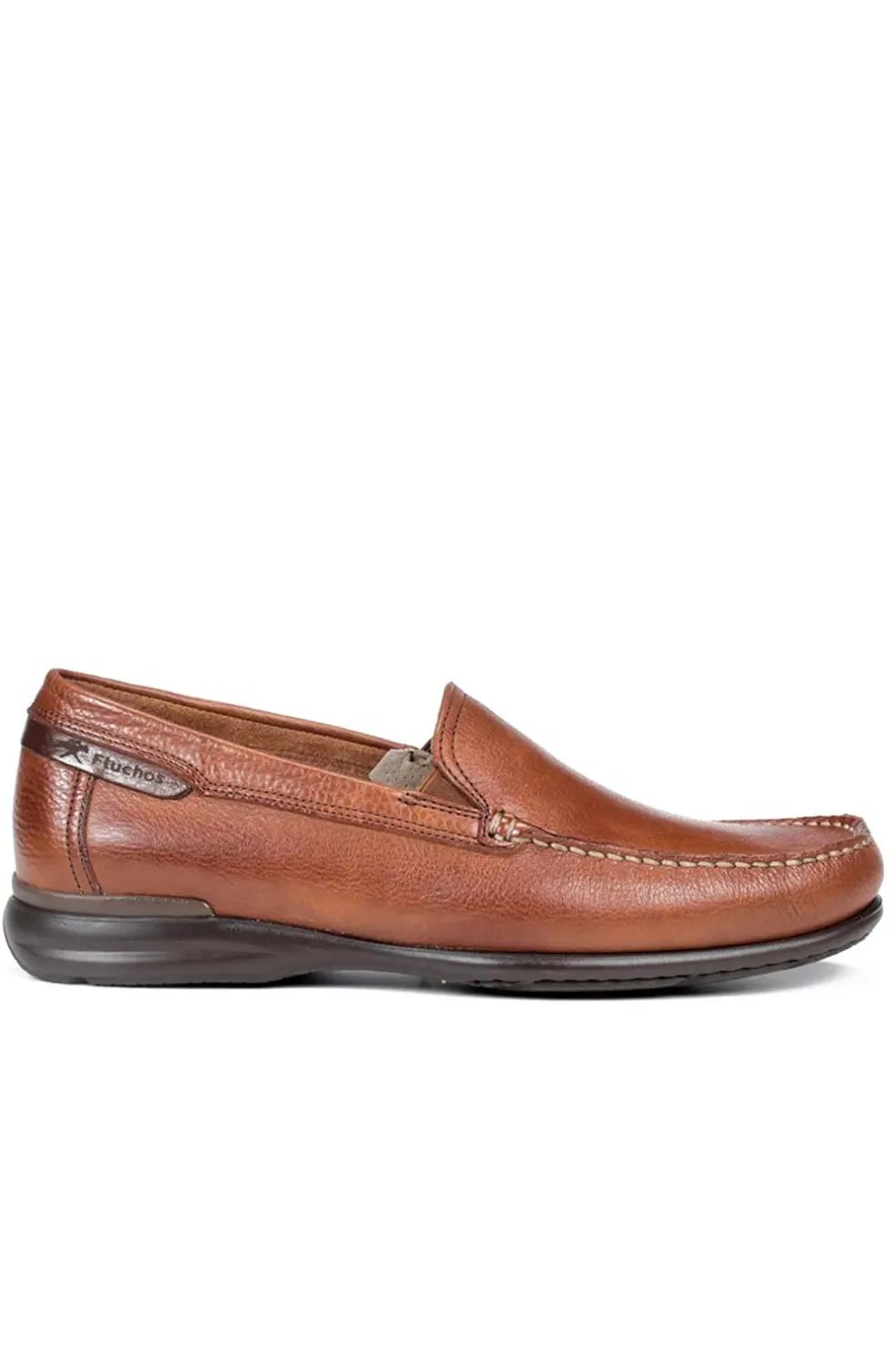 Zapato Hombre Fluchos Orion 8682 Cuero Tabaco