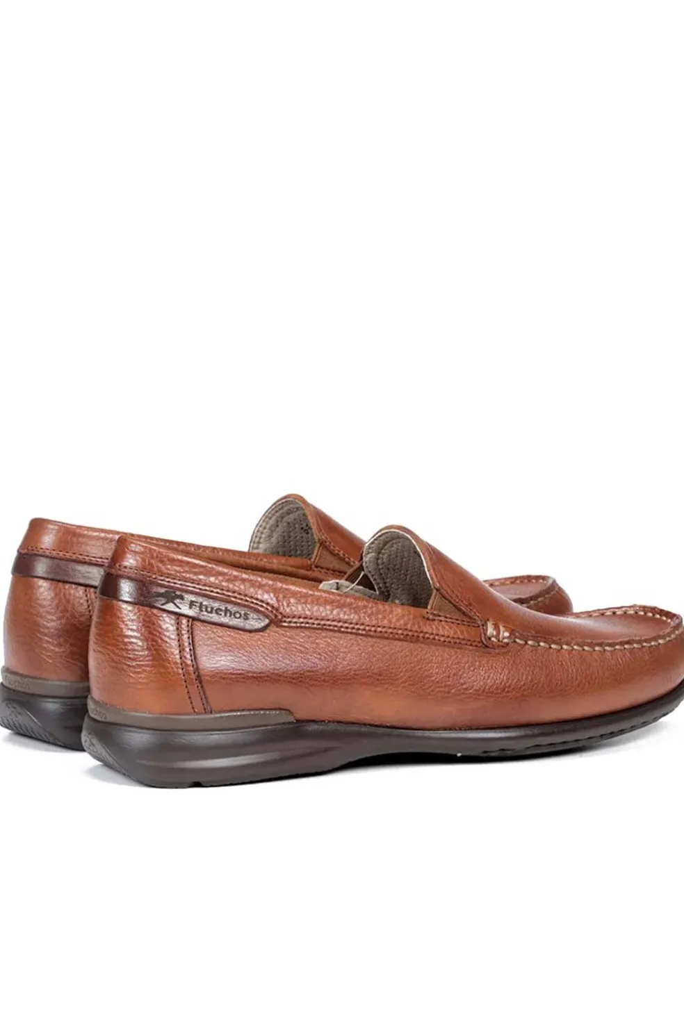 Zapato Hombre Fluchos Orion 8682 Cuero Tabaco