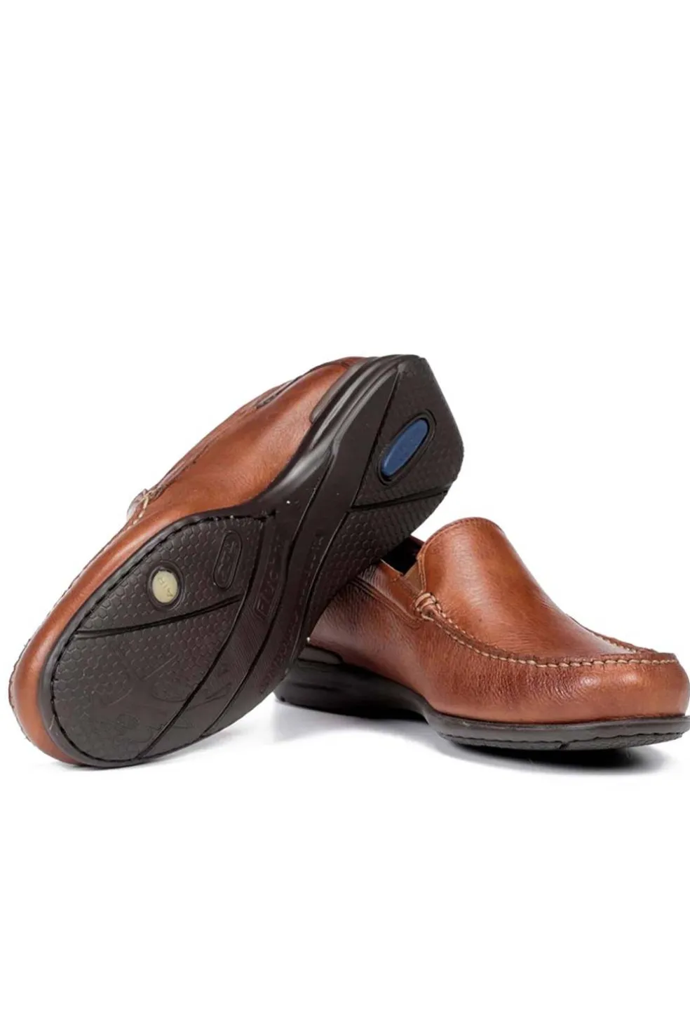 Zapato Hombre Fluchos Orion 8682 Cuero Tabaco