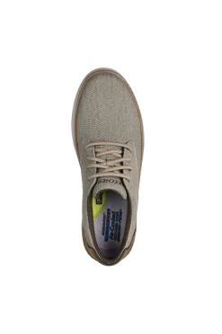 zapato hombre Skechers hyland ratner 205135 khaki