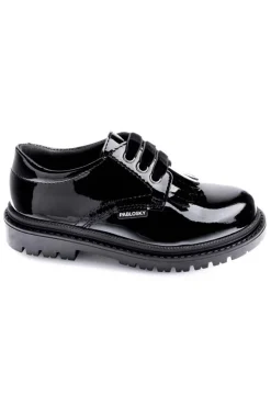 Zapato Infantil Pablosky 356519 Charol Negro
