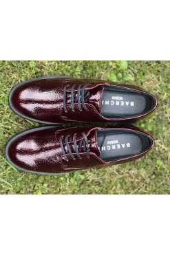 Zapato mujer Baerchi Rebeca 52250 Charol Grabado Burdeos