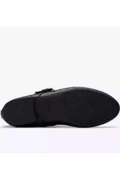 Zapato mujer Clarks fawna jane black leather