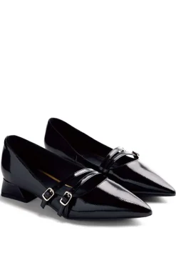 Zapato Mujer Gioseppo efecto charol lucan 76897 negro