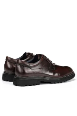 Zapatos Fluchos lincon f2054 castaño