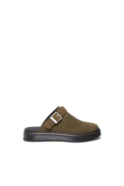 Zueco Hombre Dr. Martens brookline mule 40666300 bronx suede dms olive