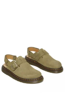 Zueco Hombre Dr. Martens Jorge II Muted Olive 31564357 Tumbled Nubuck