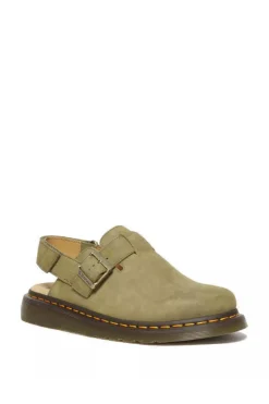 Zueco Hombre Dr. Martens Jorge II Muted Olive 31564357 Tumbled Nubuck