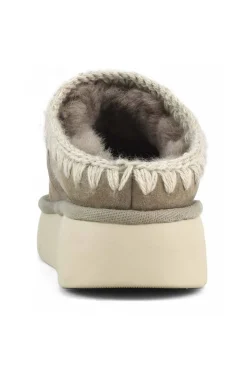 zueco Mou bounce clog metal logo fw531001a elefante gris